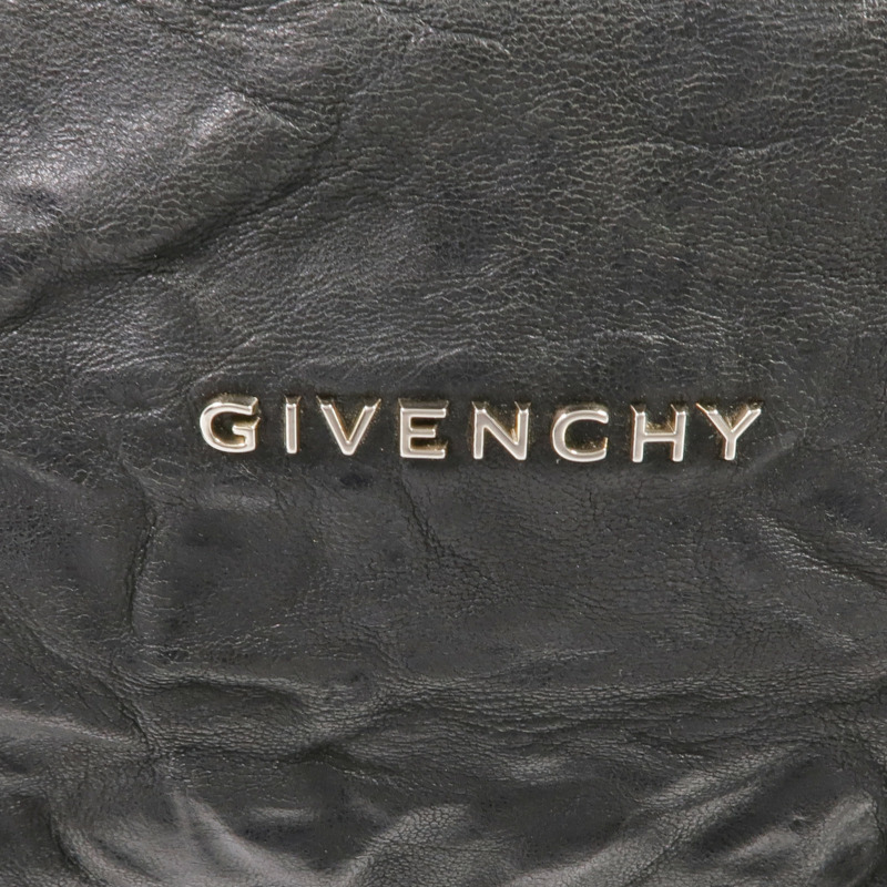 GIVENCHY 牛皮皮革Pandora Medium銀扣手挽肩背兩用袋-11