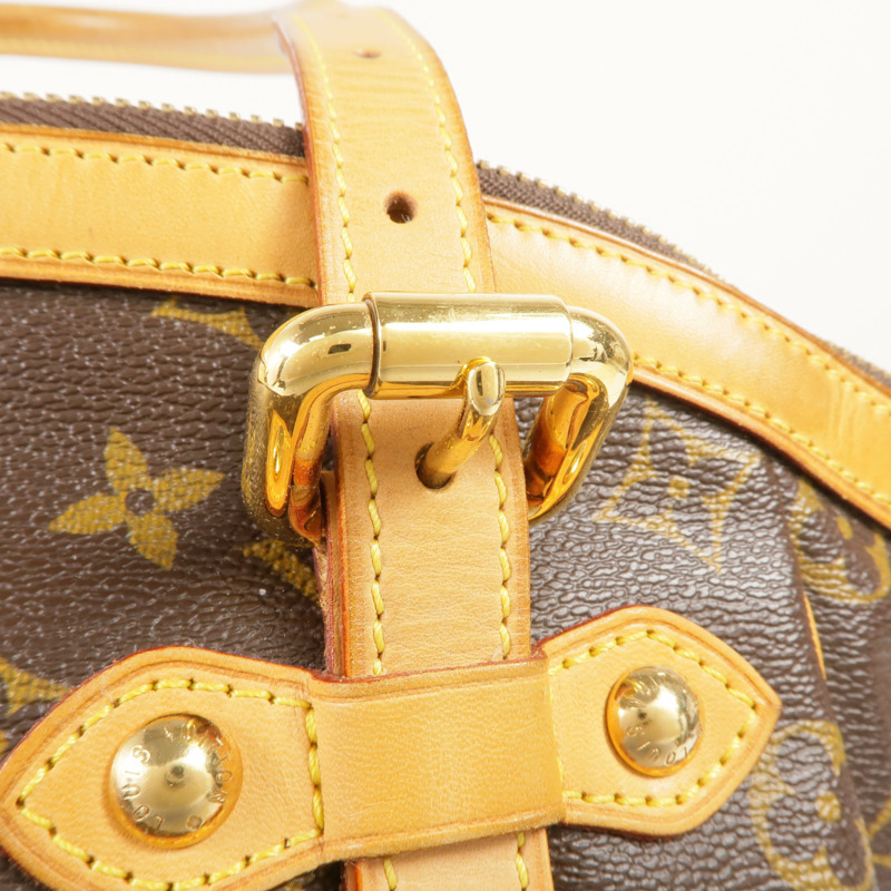 LOUIS VUITTON Monogram Tivoli GM金扣肩背袋-5