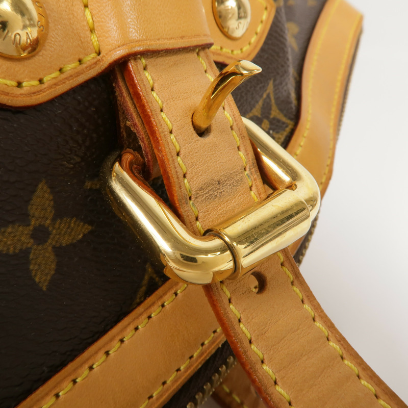 LOUIS VUITTON Monogram Tivoli GM金扣肩背袋-11