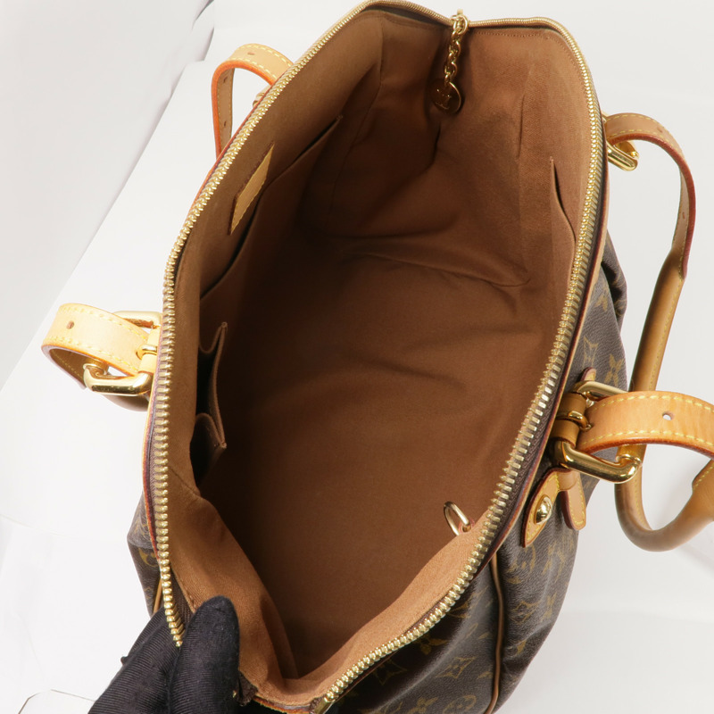 LOUIS VUITTON Monogram Tivoli GM金扣肩背袋-13