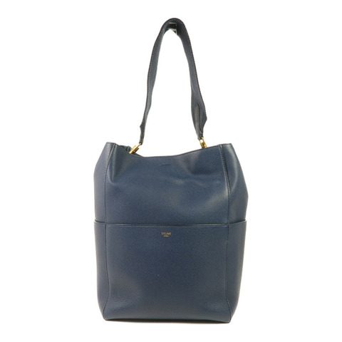 CELINE 牛皮皮革Sangle Large Bucket Bag金扣肩背袋