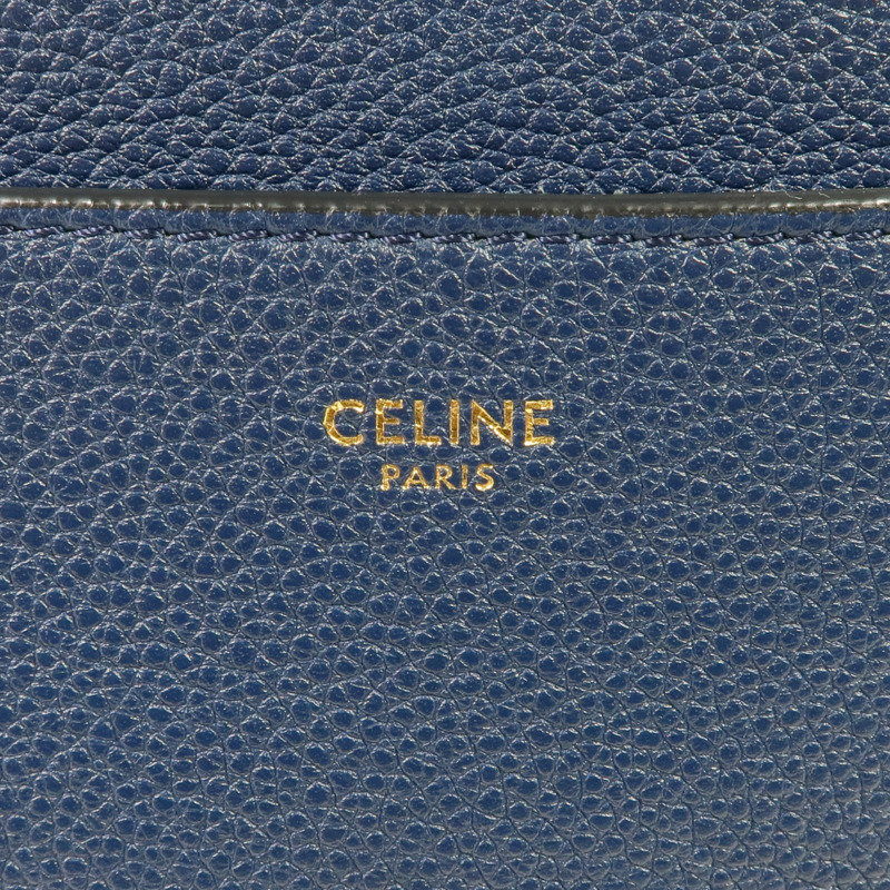 CELINE 牛皮皮革Sangle Large Bucket Bag金扣肩背袋-9