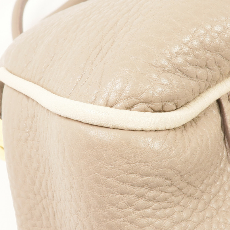 Miu Miu 牛皮皮革2 Way Shoulder金扣手挽肩背兩用袋-9