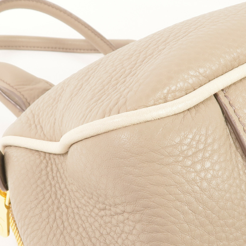 Miu Miu 牛皮皮革2 Way Shoulder金扣手挽肩背兩用袋-11