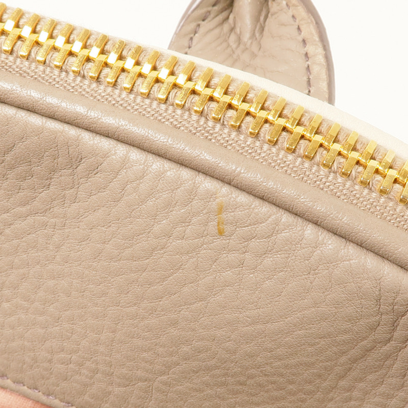 Miu Miu 牛皮皮革2 Way Shoulder金扣手挽肩背兩用袋-16