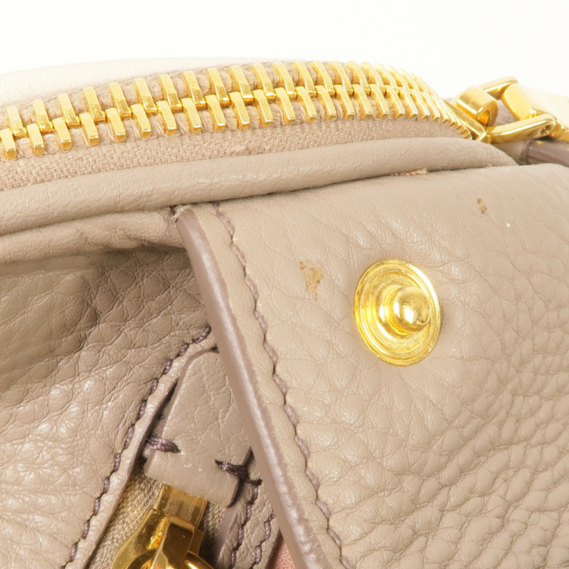 Miu Miu 牛皮皮革2 Way Shoulder金扣手挽肩背兩用袋-17