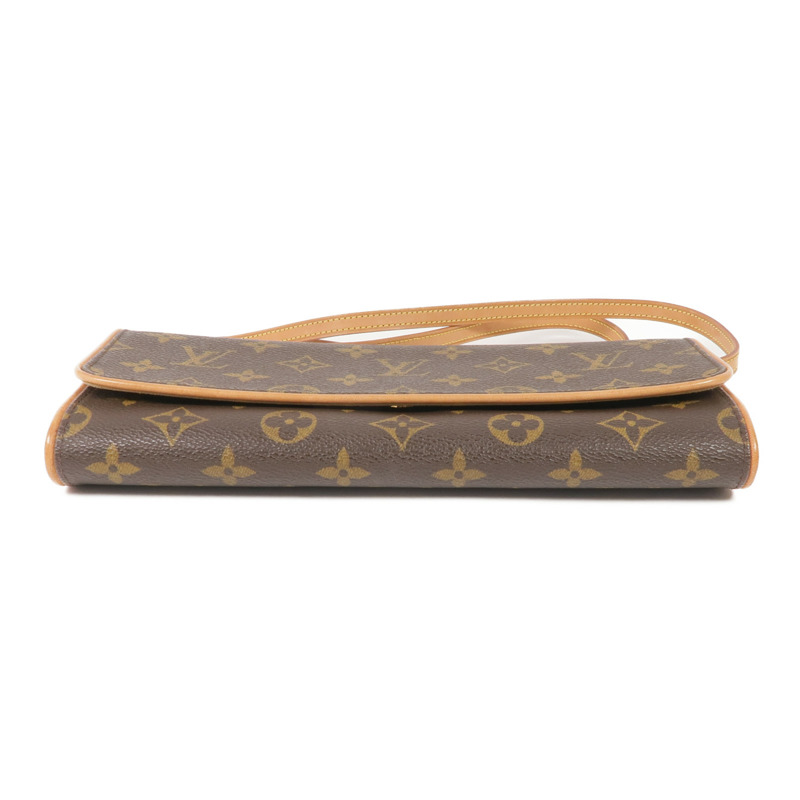 LOUIS VUITTON Monogram Pochette Twin GM金扣肩背袋-3
