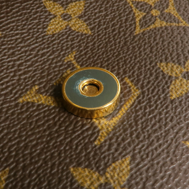 LOUIS VUITTON Monogram Pochette Twin GM金扣肩背袋-11