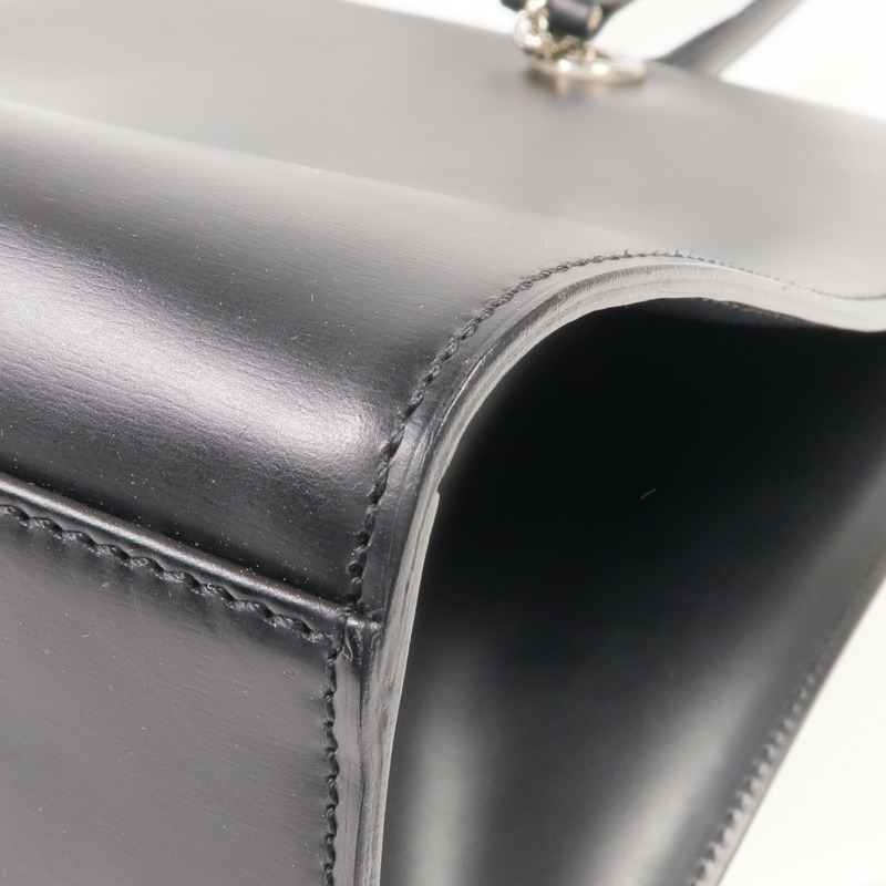 CARTIER 牛皮皮革Shoulder Tote銀扣肩背袋/手挽袋-12