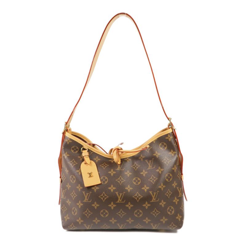 LOUIS VUITTON Monogram CarryAll PM金扣肩背袋-0