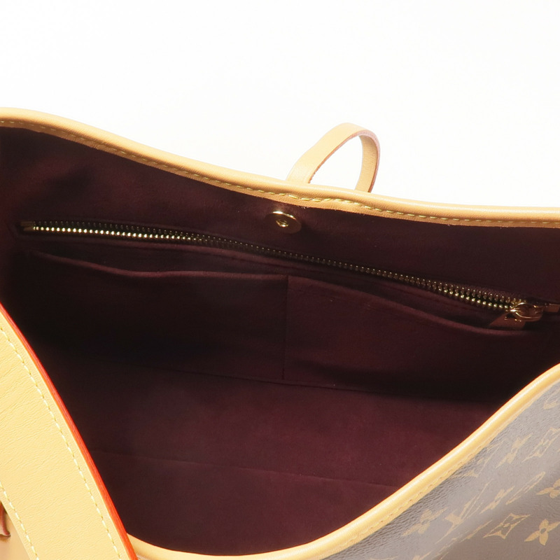 LOUIS VUITTON Monogram CarryAll PM金扣肩背袋-10