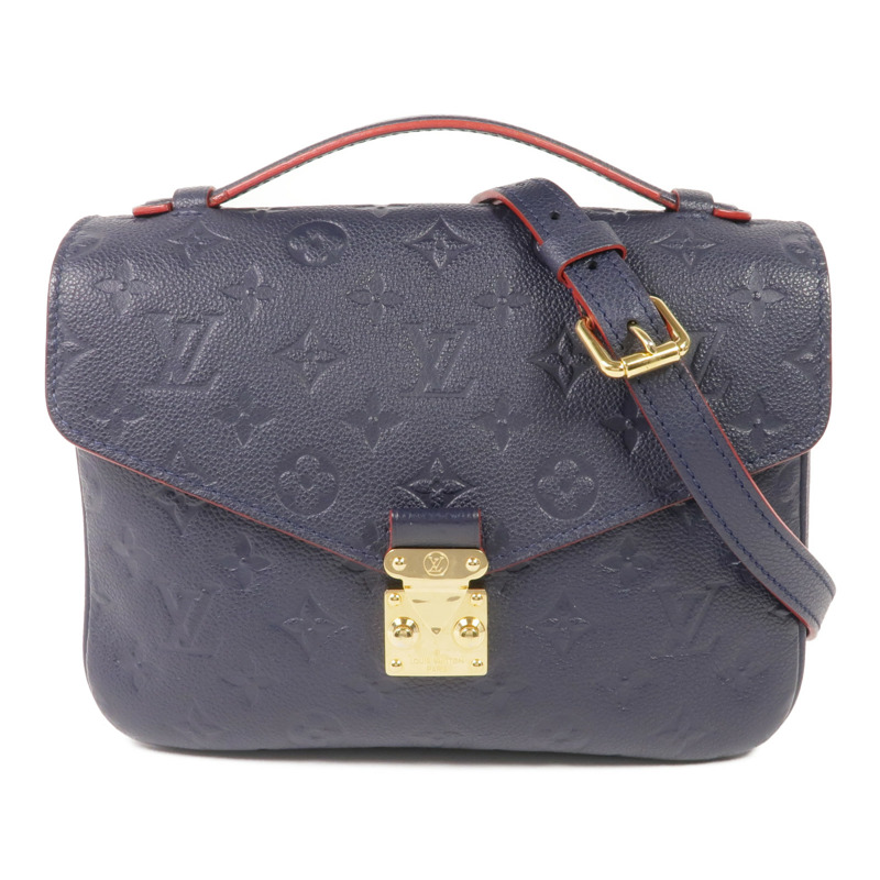 LOUIS VUITTON Monogram Empreinte Pochette Metis金扣手挽肩背兩用袋-0