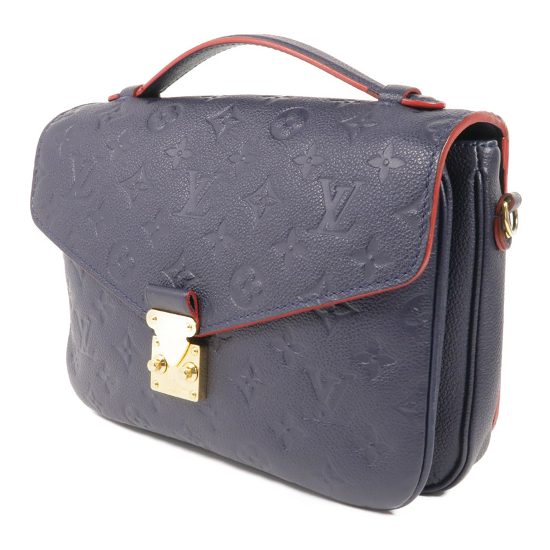 LOUIS VUITTON Monogram Empreinte Pochette Metis金扣手挽肩背兩用袋-2