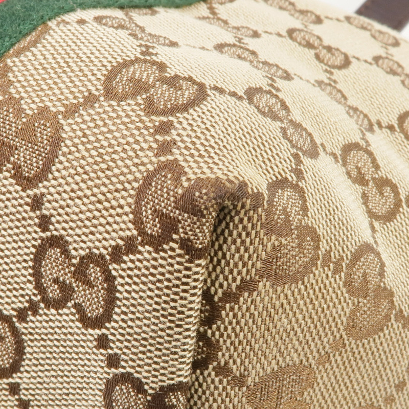 GUCCI 帆布Shoulder Tote金扣肩背袋/手挽袋-7