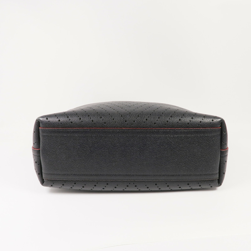 CHANEL 牛皮皮革Chain Shoulder金扣鏈帶肩背袋-3