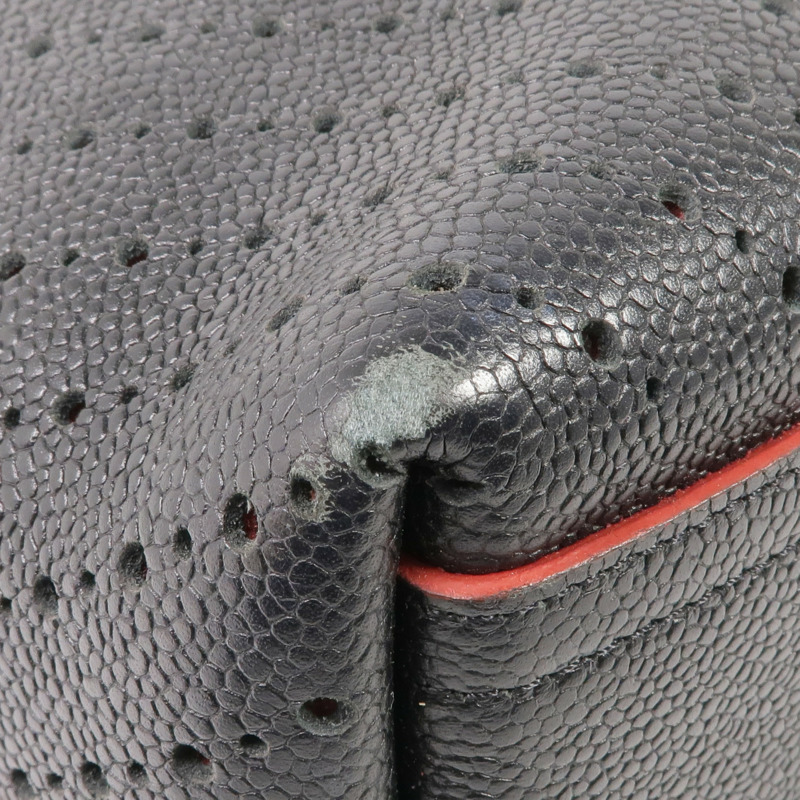 CHANEL 牛皮皮革Chain Shoulder金扣鏈帶肩背袋-6