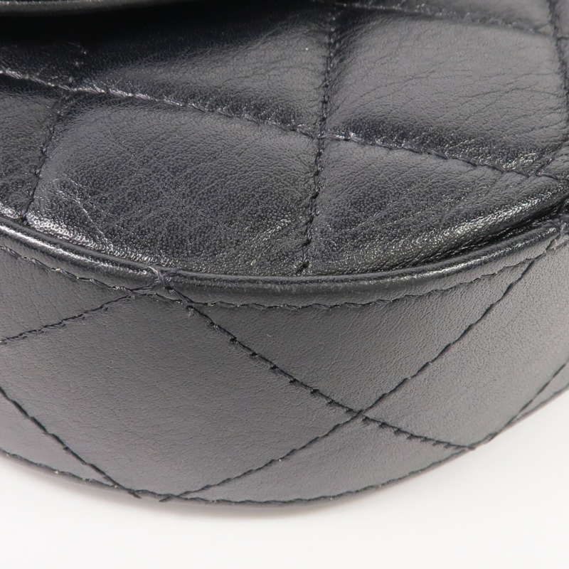 CHANEL 牛皮皮革2 Way Shoulder金扣手挽肩背兩用袋-8