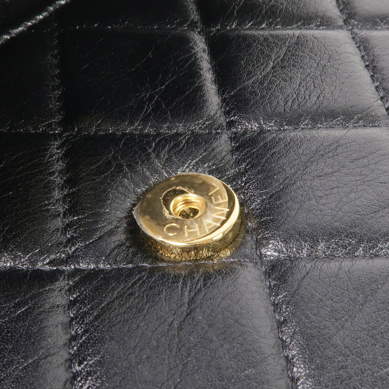 CHANEL 牛皮皮革2 Way Shoulder金扣手挽肩背兩用袋-14