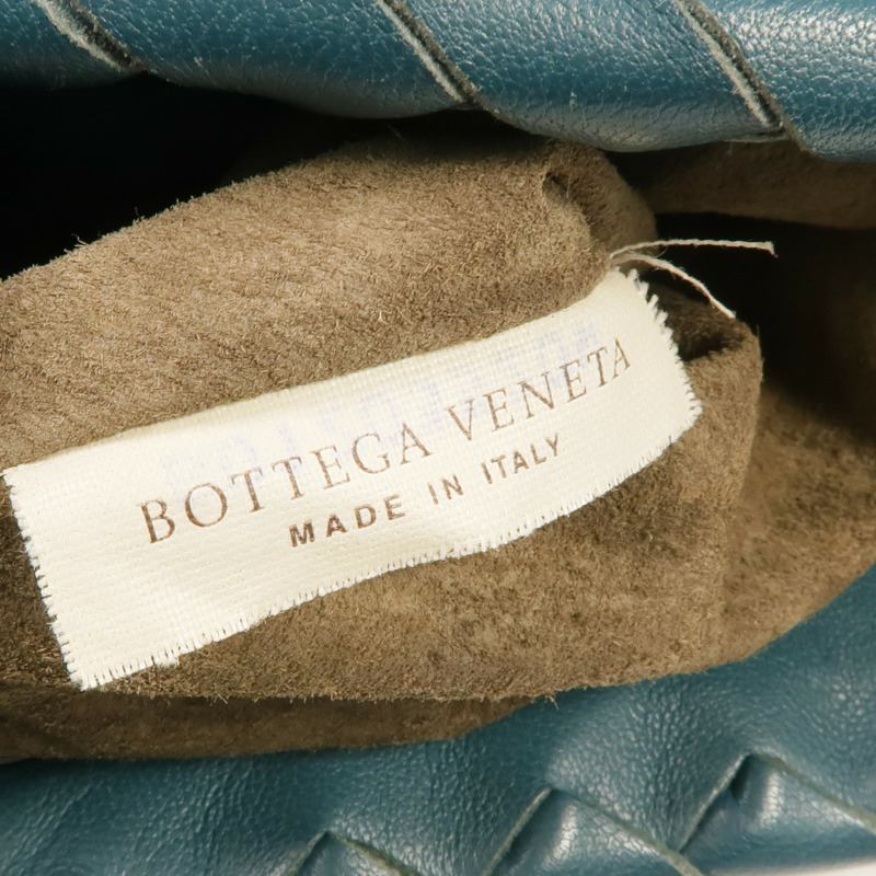 BOTTEGA VENETA 織紋皮革Chain Shoulder鏈帶肩背袋-18