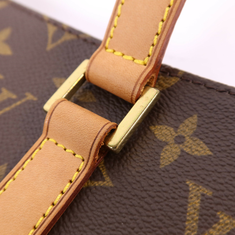 LOUIS VUITTON Monogram Vavin GM金扣肩背袋/手挽袋棕色-9