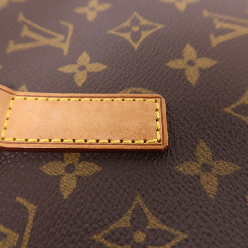 LOUIS VUITTON Monogram Vavin GM金扣肩背袋/手挽袋棕色-16