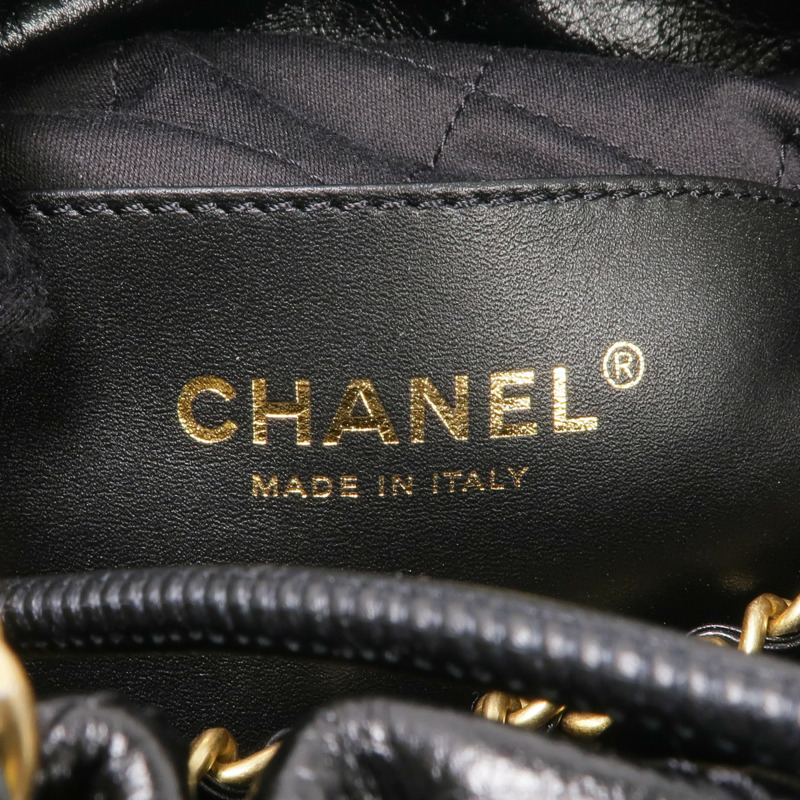 CHANEL 牛皮皮革Chanel 22 Mini金扣手挽肩背兩用袋-12