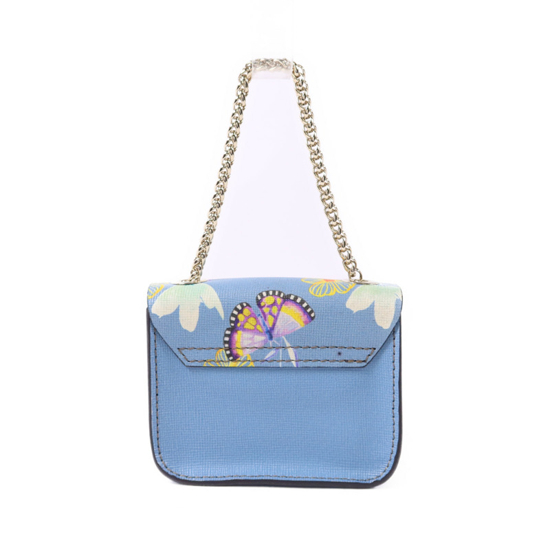 Furla 牛皮皮革Metropolis Mini Cosmetic Case金扣手挽袋-2