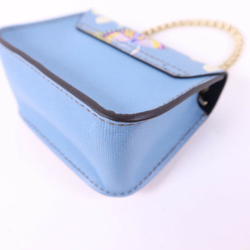 Furla 牛皮皮革Metropolis Mini Cosmetic Case金扣手挽袋-12