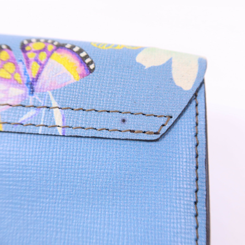 Furla 牛皮皮革Metropolis Mini Cosmetic Case金扣手挽袋-14