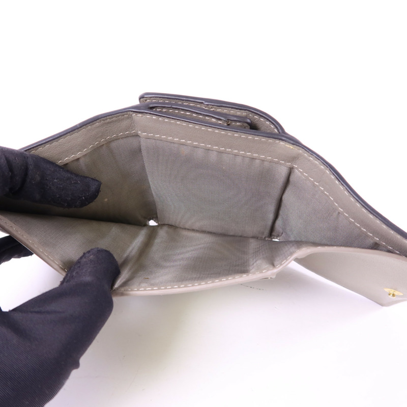 Furla 牛皮皮革Trifold Wallet金扣錢包-5