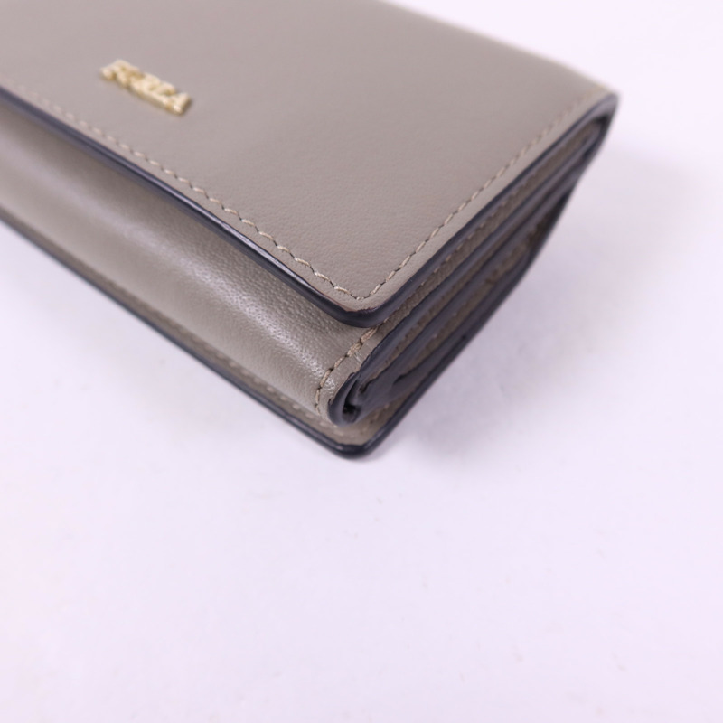 Furla 牛皮皮革Trifold Wallet金扣錢包-10