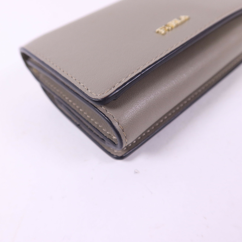Furla 牛皮皮革Trifold Wallet金扣錢包-11
