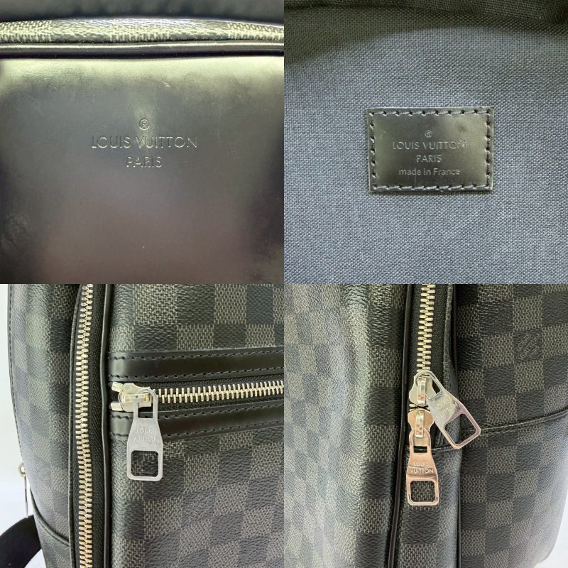 LV MICHAEL黑棋盤格後背包-6