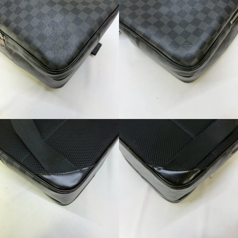 LV MICHAEL黑棋盤格後背包-8