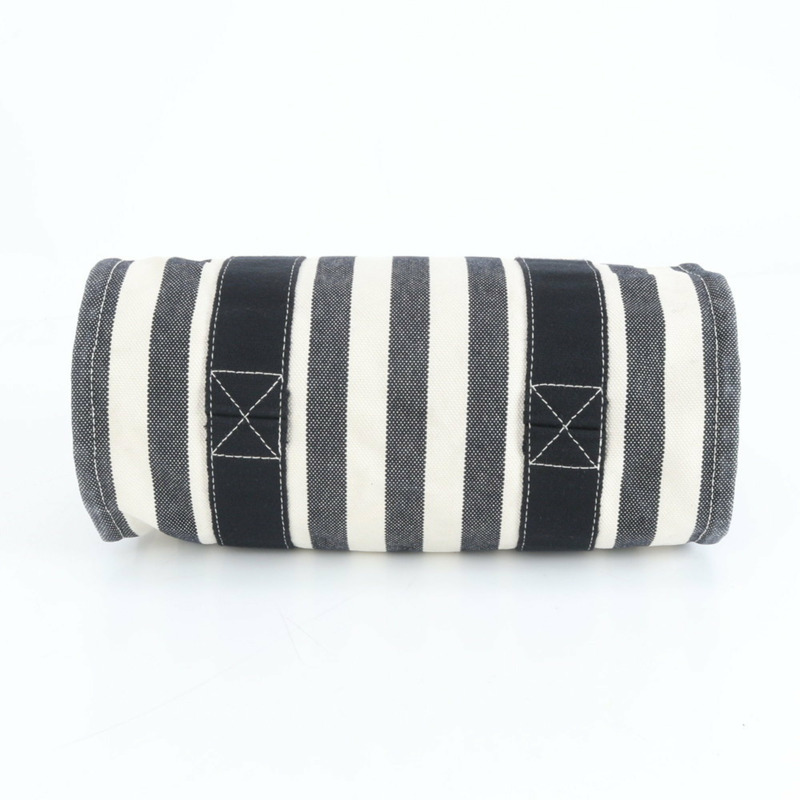 愛馬仕 Hermès Cannes PM 手提包，帶邊框和收納袋，黑色銀色五金，女士款-4