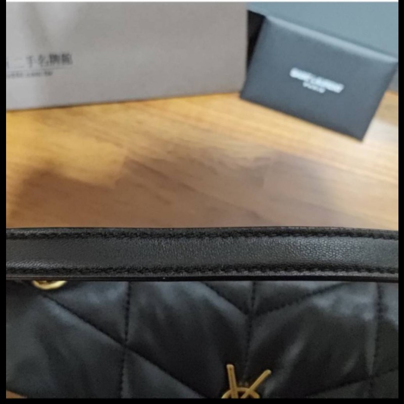 YSLpuffer格菱小羊皮鏈條斜肩單-8