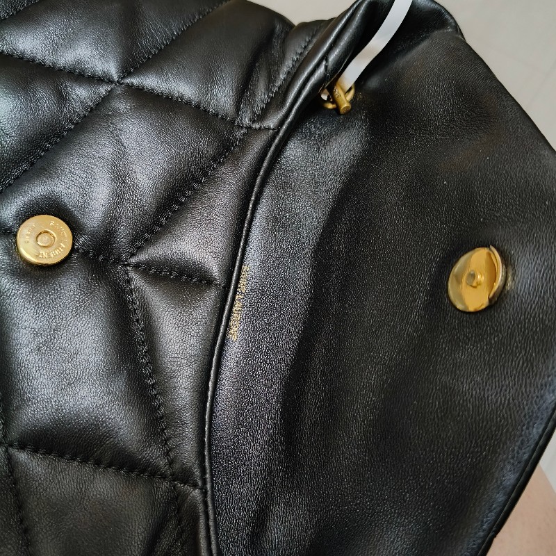 YSLpuffer格菱小羊皮鏈條斜肩單-16