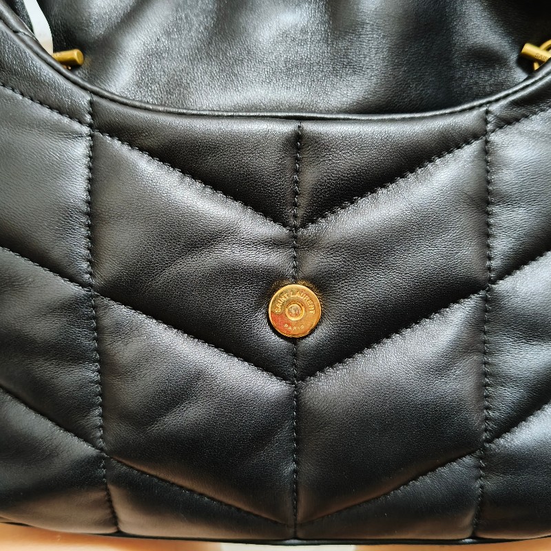 YSLpuffer格菱小羊皮鏈條斜肩單-18