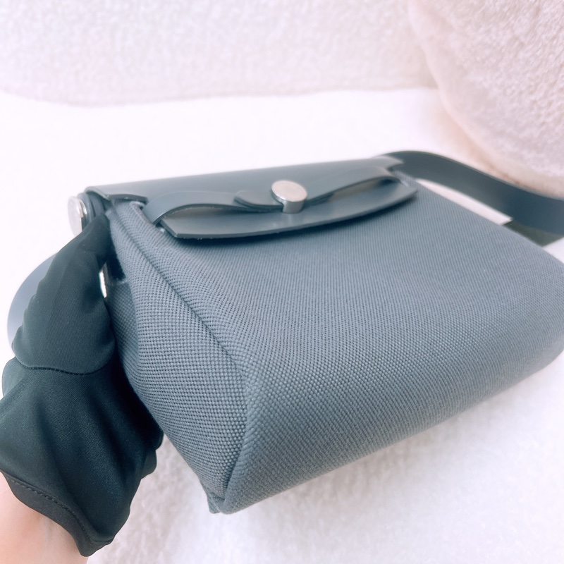 Hermes mini herbag 20 石板灰銀扣 W-3