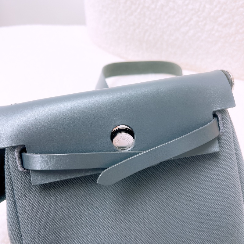 Hermes mini herbag 20 石板灰銀扣 W-12