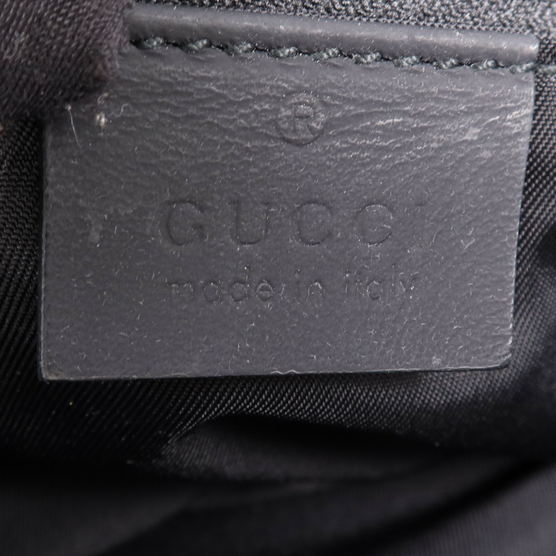 GUCCI 牛皮皮革Hand Bag銀扣手挽袋-13