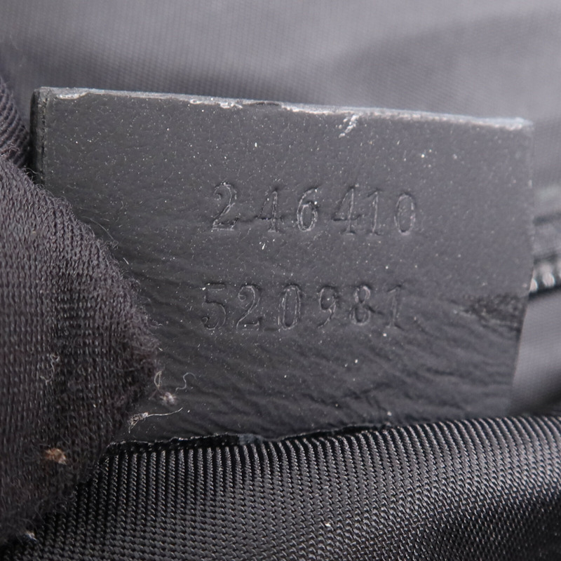 GUCCI 牛皮皮革Hand Bag銀扣手挽袋-14