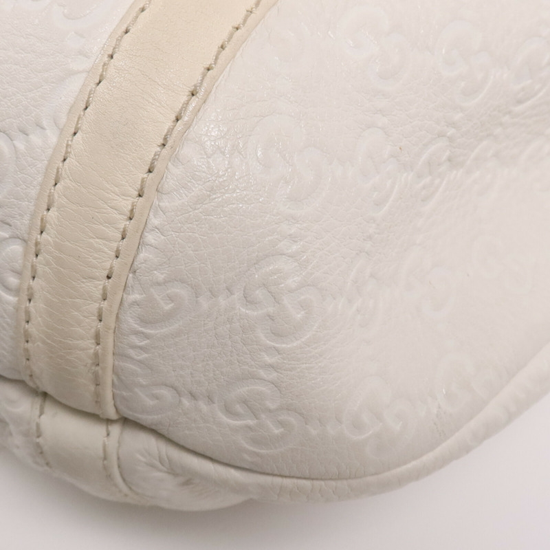 GUCCI 牛皮皮革Techro Horsebit Medium Hobo銀扣肩背袋-6