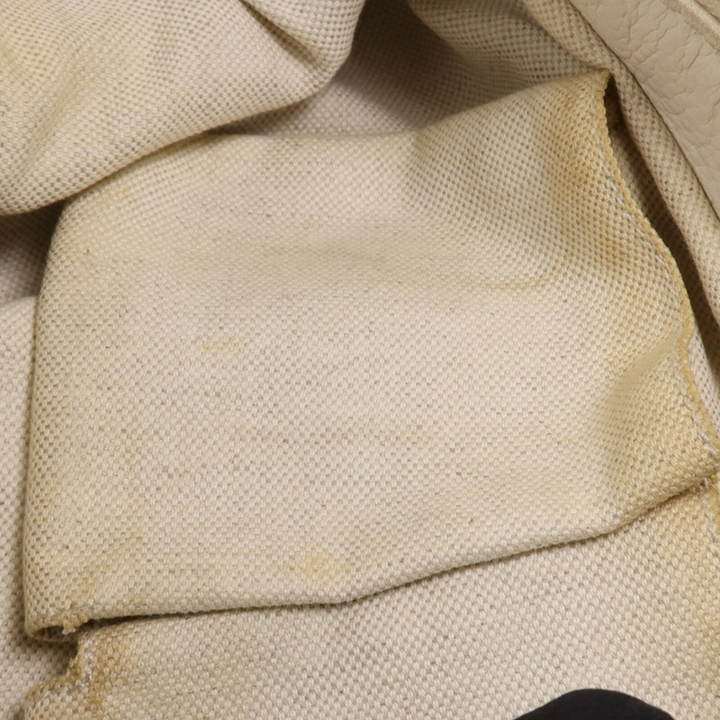 GUCCI 牛皮皮革Techro Horsebit Medium Hobo銀扣肩背袋-17