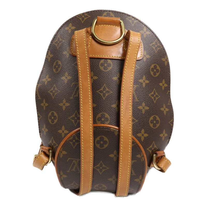LOUIS VUITTON Monogram Ellipse Sac A Dos Backpack金扣背包棕色-1