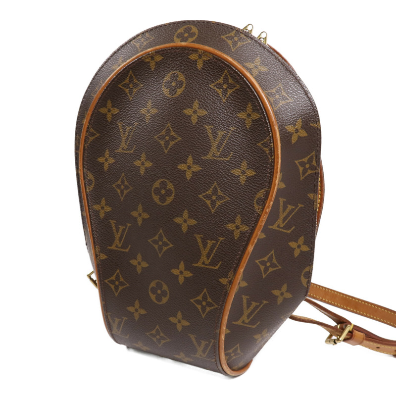 LOUIS VUITTON Monogram Ellipse Sac A Dos Backpack金扣背包棕色-2