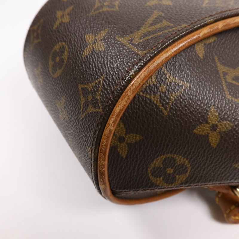 LOUIS VUITTON Monogram Ellipse Sac A Dos Backpack金扣背包棕色-4