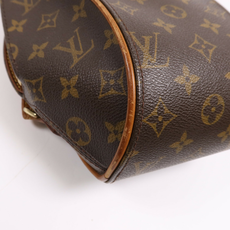 LOUIS VUITTON Monogram Ellipse Sac A Dos Backpack金扣背包棕色-5