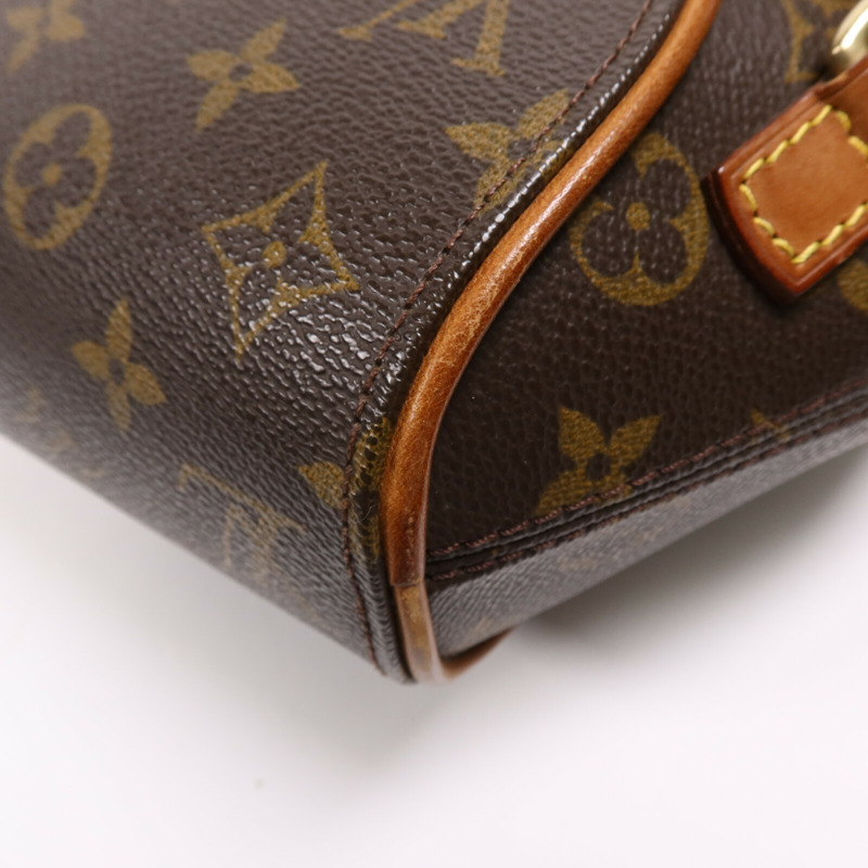 LOUIS VUITTON Monogram Ellipse Sac A Dos Backpack金扣背包棕色-6
