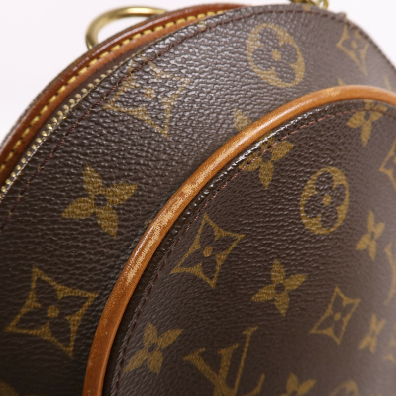 LOUIS VUITTON Monogram Ellipse Sac A Dos Backpack金扣背包棕色-10